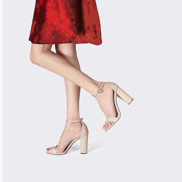 IDIFU Women's IN4 Cookie-HI Chunky High Heel Sandals Open Toe Ankle Strap - Picture 2 of 10